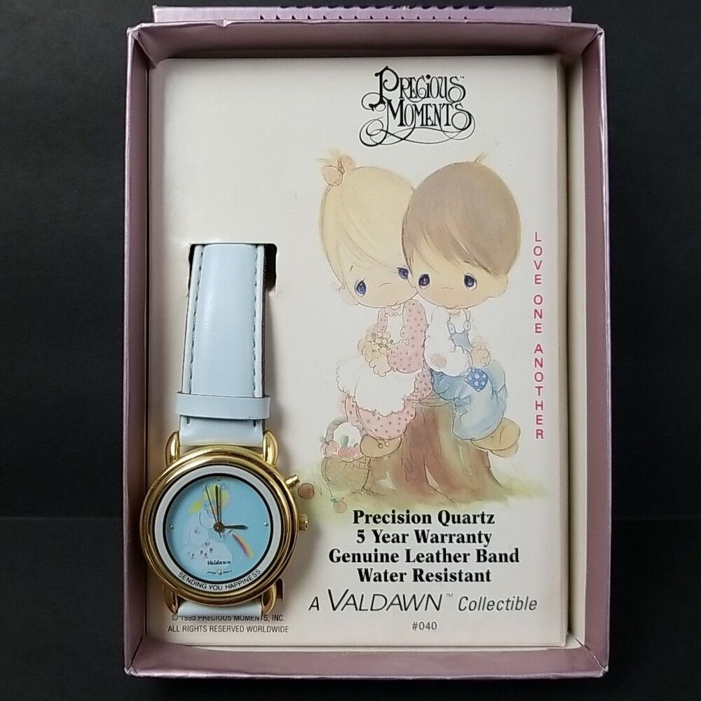 Vintage Precious Moments Love One Another Watch / Original Box RARE Untested